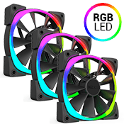 3x [RGB] NZXT 120mm Black Fan Pack w/ Fan Controller