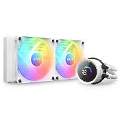 NZXT Kraken 240 RGB - 240mm AIO Wasserkühlung Weiss w/ 1.54in. Display, RGB Controller